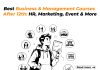 Best Business & Management Courses After 12th: HR, Marketing, Event & More