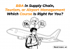 BBA in Supply Chain Management, Tourism, and Airport Management: Which One is Right for You? Explore top BBA specialisations
