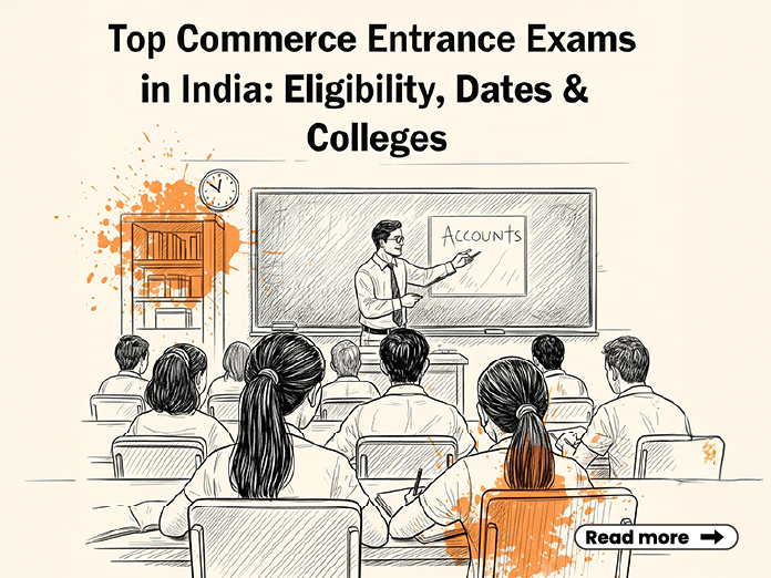 Top Commerce Entrance Exams in India: Eligibility, Dates & Colleges Top Commerce Entrance Exams in India: