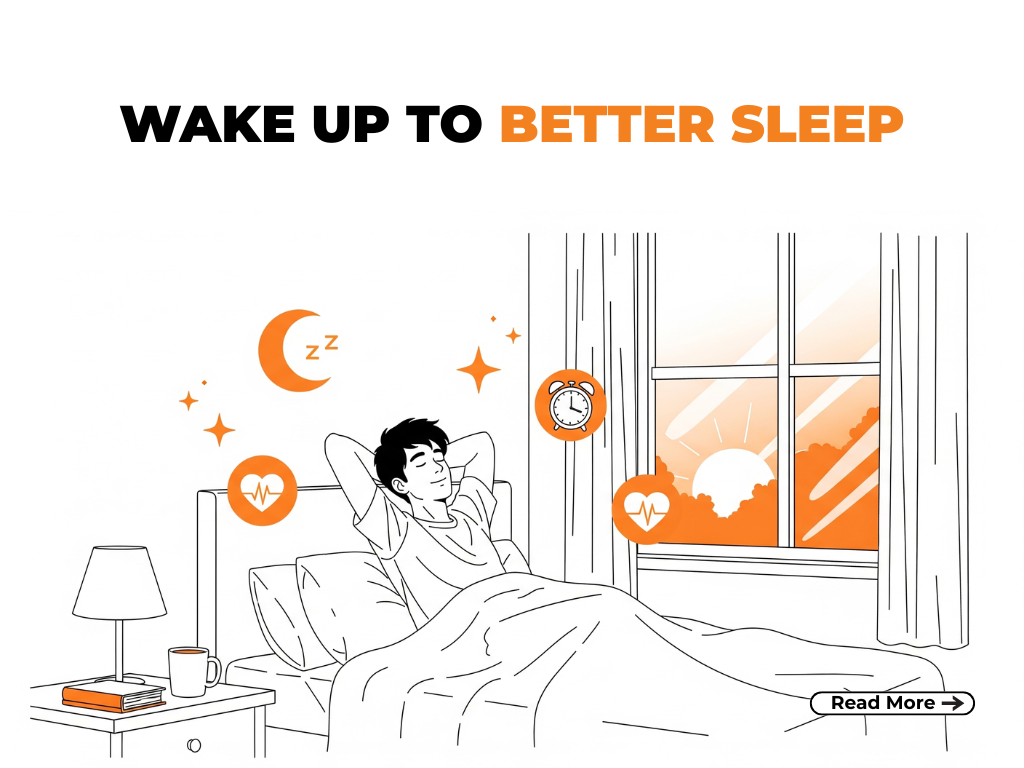Wake up to better sleep Wake up to better sleep