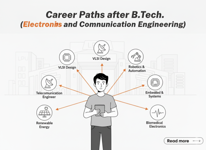 Career Paths after B.Tech. Electronics and Communication Engineering (ECE)