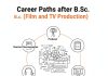 Career Paths after B.Sc. Film and TV Production Career Paths after B.Sc. Film and TV Production