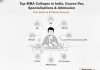 Top MBA Colleges in India, Course Fee, Specializations & Admission top mba colleges in india