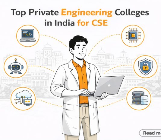 Top Private Engineering Colleges in India for CSE Top Private Engineering Colleges in India for CSE