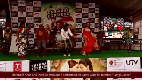 Sharukh Khan and Deepika Padukone Dance