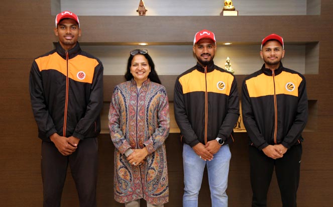 Our hearts are illuminated with beam of joy as three of students led the Indian team to a glorious victory at the Baseball United Dubai. They were they only Indians selected for this tournament.