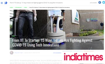 From IIT To Startup: 15 Ways Indians Are Fighting Against COVID-19 Using Tech Innovations