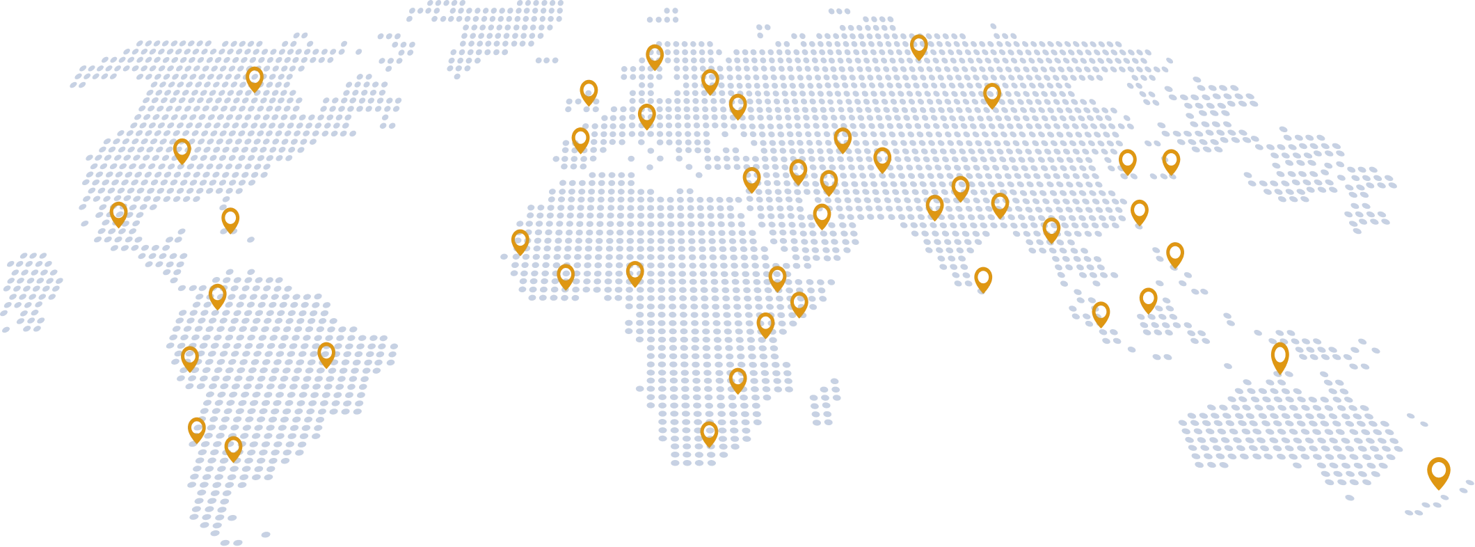 Global partnerships world map