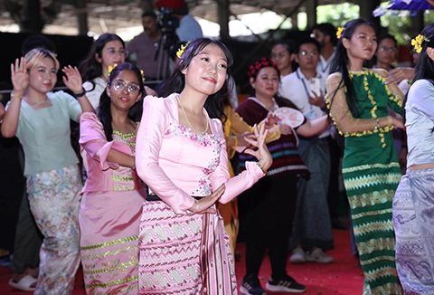 Myanmar Students Celebrating Culture on a Global Stage