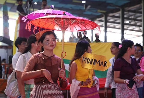 Traditional Attire, Timeless Heritage – Myanmar at LPU