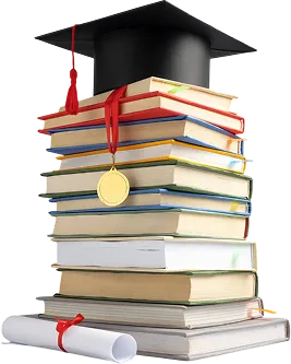 Books and Graduation Cap