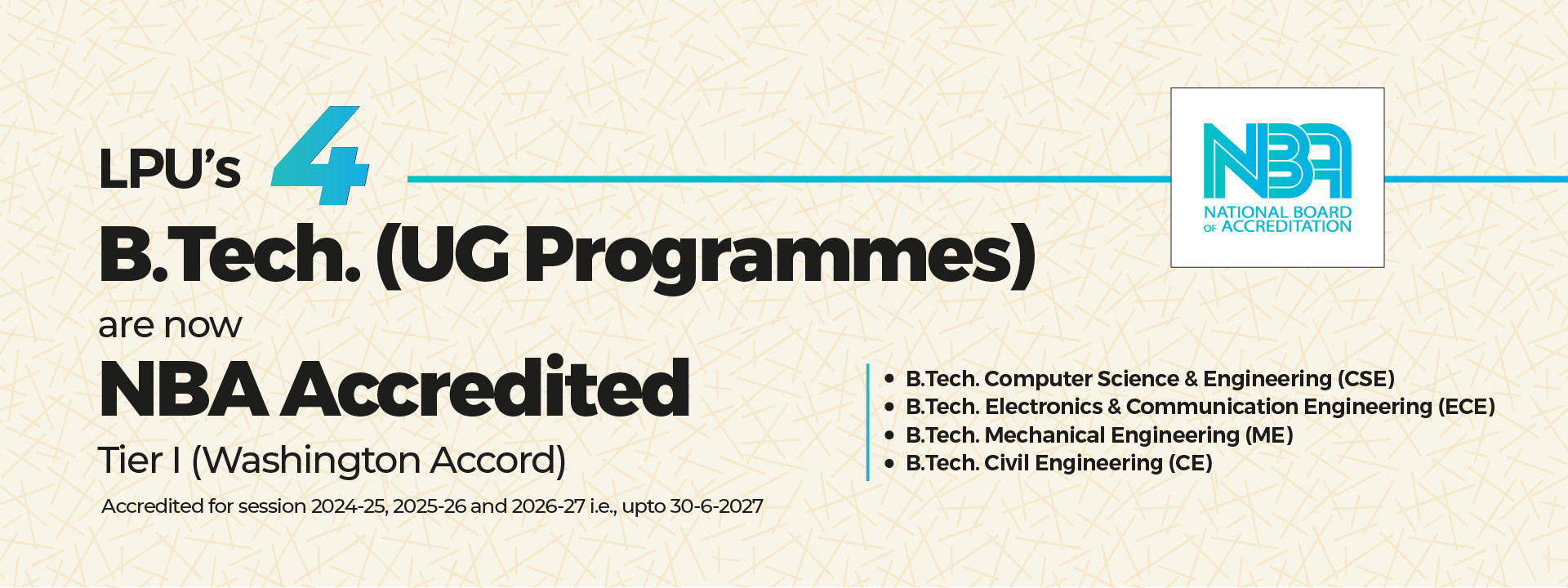 LPU Btech NBA Accredited