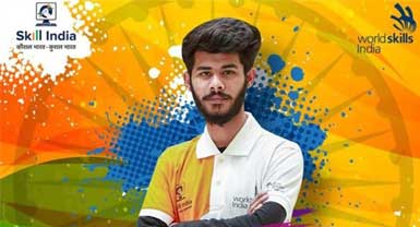 LPU Student Shubham Singh Bagged a ‘Medal of Excellence’ at World Skills 2019