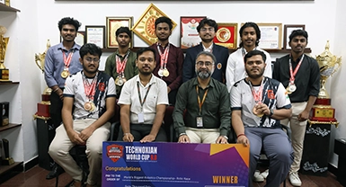 Our team REDDIX dominates the global stage at the World Robotics Championship by winning the events like Champions of Robowar, Robo Soccer & Drone Soccer.