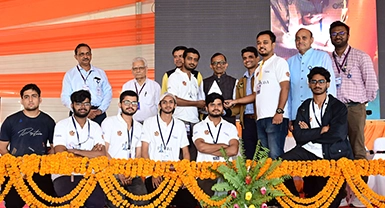 LPU student space innovator won best design award at InSpace Model Rocketry Competition