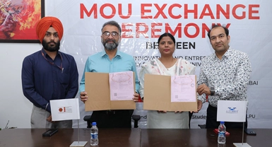 Student Welfare Wing Signs MoU with Dronetech Solutions Pvt Ltd to empower students with hands on training on Drone technology, opening new avenues for Innovation
