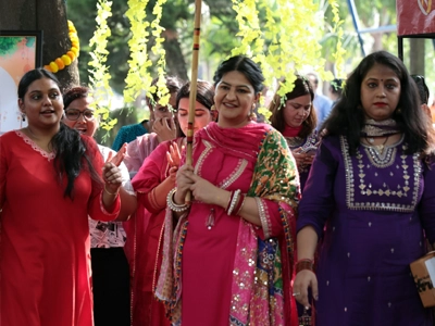 LPU Celebrating Teej