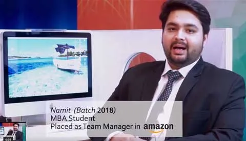 Namit Khanna LPU Placed in Amazon
