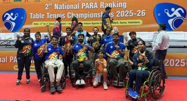 There are no barriers: 2nd National Para Ranking Table Tennis Championship 2025-26.