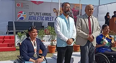 The Proud SCI Sporting Students on Podium