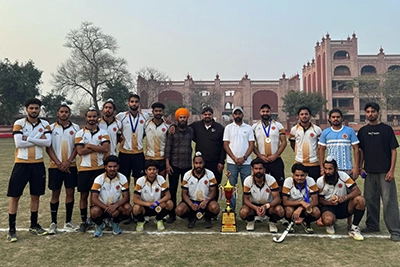 LLPU’s men’s hockey team secured the runners-up trophy at the 2nd Harcharan Singh Sandhu Memorial Gold Cup in Amritsar