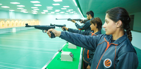 international standards shooting range at LPU