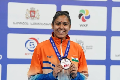 LPU   Alisha Choudhary, a B.Sc. student, for winning the Bronze Medal