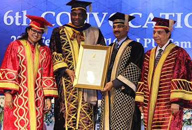 Dr. Mittal confers degree on PM Roosevelt Skerrit