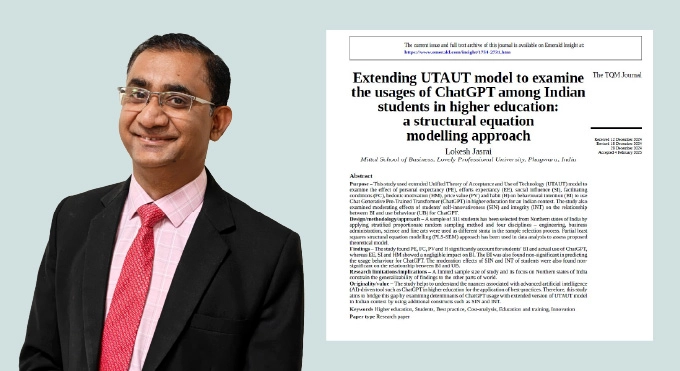 Research Publication by Dr. Lokesh Jasrai at LPU