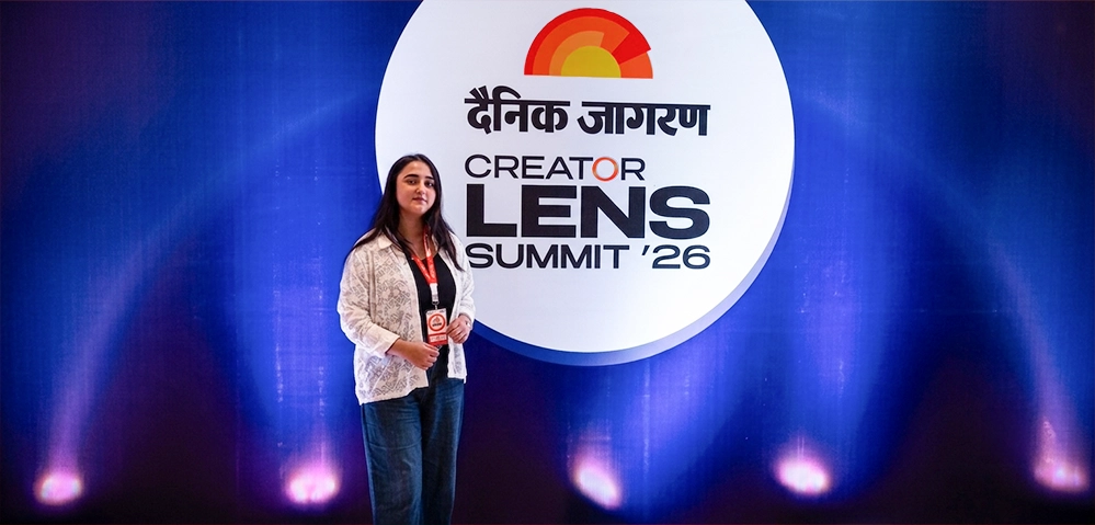 Participation in India’s Largest Creator Summit 2026 by Dainik Jagran by LPU student