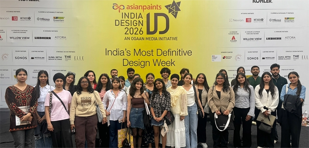 LPU students visited Indian Design 2026