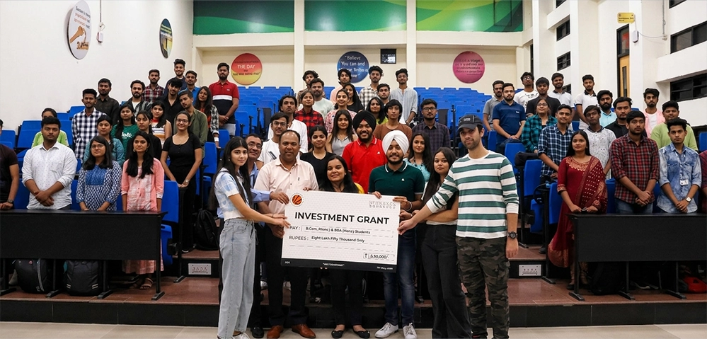 Investment Grant to B.Com and BBA students LPU