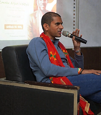 Guest Lecture by Mr. Arjun Vaidya at LPU