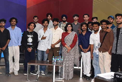 Master Class on Independent Filmmaking and Production Aparajita Ghosh at LPU