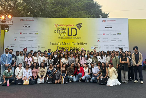 LPU students visited Indian Design 2026