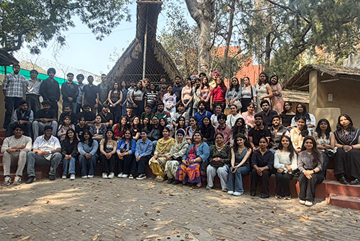 LPU students visited National Crafts Museum & Hastkala Academy