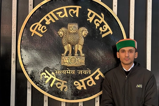 Ashutosh, LPU student, at VBYLD 2026, New Delhi