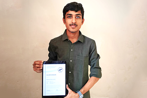 Elite Silver Honour received by student at LPU