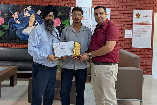 Kritrim Competition participation from LPU