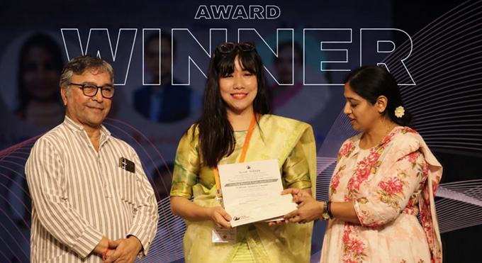 LPU student won Naad Nartan Excellent Research Award 2025