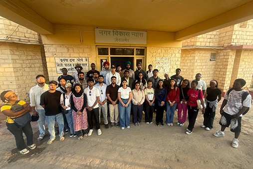Field visit to Jaisalmer by LPU students and faculty